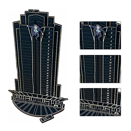 Christmas Die Hard Advent Calendar,Christmas Countdown Calendars,Christmas Hans Gruber Interactive Advent Calendar for Tabletop Decorations,Party Favors, Classroom Prizes,Xmas Gift (Black)