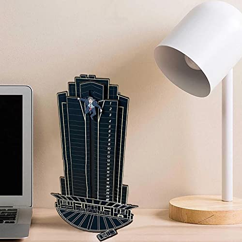 Christmas Die Hard Advent Calendar,Christmas Countdown Calendars,Christmas Hans Gruber Interactive Advent Calendar for Tabletop Decorations,Party Favors, Classroom Prizes,Xmas Gift (Black)