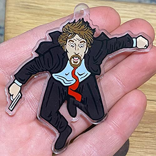 Christmas Die Hard Advent Calendar - Die Hard Advent Calendar -hans Gruber Falling Off Off Nakatomi Plaza -Tabletop Wooden Decorations Ornament, Christmas Countdown Calendars, Xm-as Gift,Party Favors