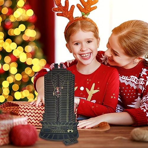 Die Hard Advent Calendar, Christmas Die Hard Advent Calenda, Hans Gruber Falling Off Nakatomi Plaza, Christmas Advent Calendar For Tabletop Wooden Home Oudoor Decorations