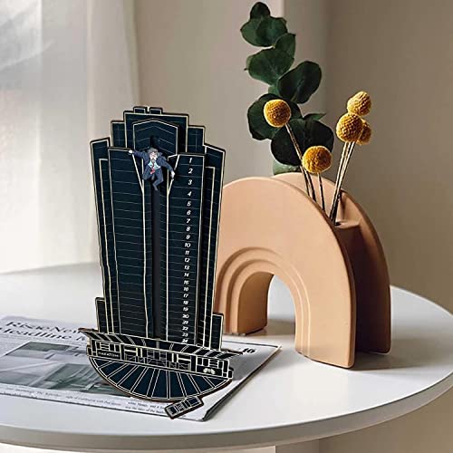 Christmas Die Hard Advent Calendar,Christmas Countdown Calendars,Christmas Hans Gruber Interactive Advent Calendar for Tabletop Decorations,Party Favors, Classroom Prizes,Xmas Gift (Black)