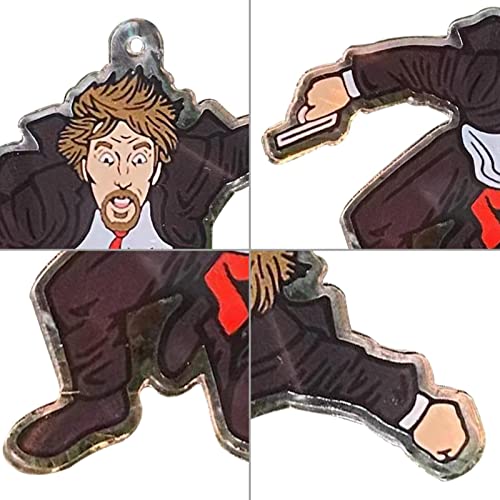 Christmas Die Hard Advent Calendar - Die Hard Advent Calendar -hans Gruber Falling Off Off Nakatomi Plaza -Tabletop Wooden Decorations Ornament, Christmas Countdown Calendars, Xm-as Gift,Party Favors