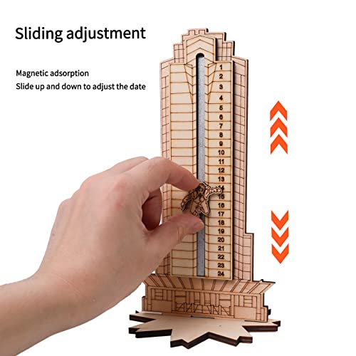 Christmas Die Hard Advent Calendar,Christmas Countdown Calendars,Christmas Hans Gruber Interactive Advent Calendar for Tabletop Decorations,Party Favors, Classroom Prizes,Xmas Gift