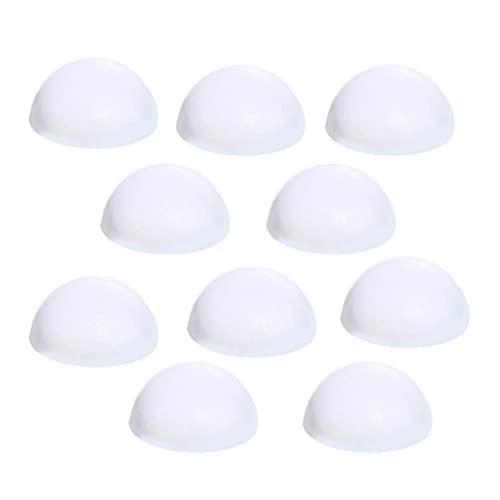 Tomaibaby Wedding Decorations 10 Pieces Foam Half Sphere Polystyrene Half Balls Shapes Christmas Balls Ornaments Art and Craft Supplies for Christmas Tree Tabletop Decoration Wedding Decor