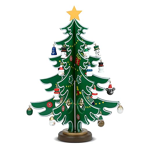 Wooden Tabletop Christmas Tree, Mini Christmas Tree, DIY Christmas Tree Decorations, Advent Calendar Tabletop Mini Wooden Christmas Tree, Children Decorations Christmas, Tabletop Xmas Tree Decor Gifts