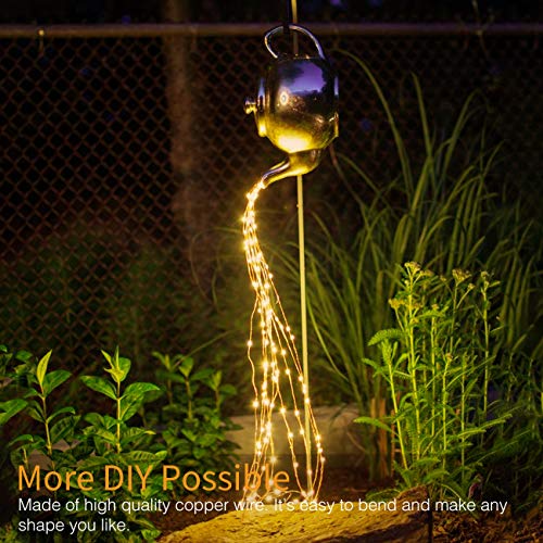 Kolpop Fairy Lights Battery Operated, [4 Packs] 5m 50 LED Copper Wire Christmas String Lights, Warm White LED Fairy Lights twinkle lights for Bedroom Wedding Birthday Party Indoor Tree DIY Decorations