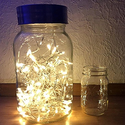 Koopower 50 LED Battery Operated Fairy Lights [Timer & Remote] 6M IP65 Waterproof for Indoor Outdoor (Home, Wedding, Party Decor), 8 Modes, Warm White