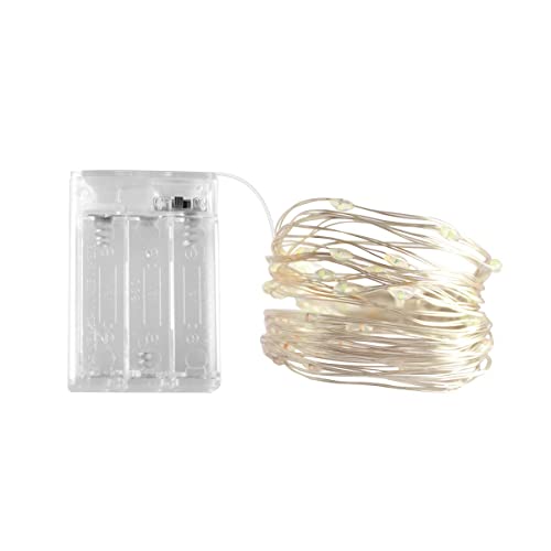 Pink Fairy Lights, Dalugo 30 LED Battery Operated Pink Led Lights for Girls Bedroom Valentines Decorations Christmas Birthday