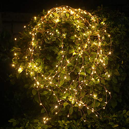 Kolpop Fairy Lights Battery Operated, [4 Packs] 5m 50 LED Copper Wire Christmas String Lights, Warm White LED Fairy Lights twinkle lights for Bedroom Wedding Birthday Party Indoor Tree DIY Decorations