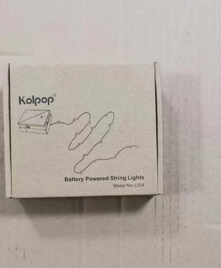 Kolpop Fairy Lights Battery Operated, [4 Packs] 5m 50 LED Copper Wire Christmas String Lights, Warm White LED Fairy Lights twinkle lights for Bedroom Wedding Birthday Party Indoor Tree DIY Decorations