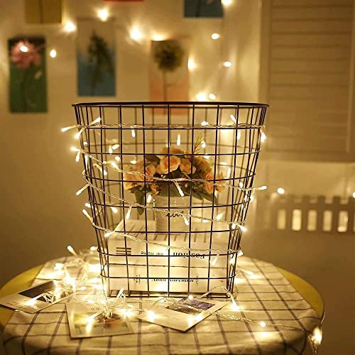 Koopower [2 Pack] 50 LED Battery Operated Waterproof Fairy Lights with Timer, 6M IP65 String Lights for Indoor Outdoor (Home, Party, Wedding, Christmas), 8 Modes, Warm White