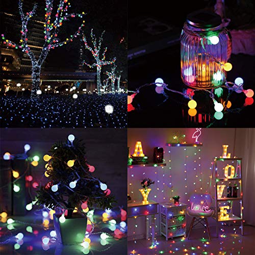 Battery Fairy Lights, Fairy Lights Battery Operated with 8 Lighting Modes 16ft 50LEDs Waterproof Fairy Lights for Bedroom Outdoor Party Living Room Garden(Multicolour)
