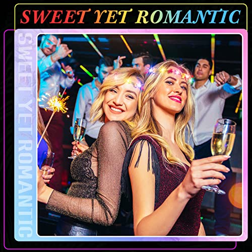 16 Pieces LED Flower Headband Lower Crown Flower Headdress for Women Girls for Wedding, Halloween Christmas and Party