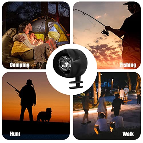 2 Pcs Croc Lights, Headlights for Croc Shoes Clog Shoes, Croc Shoes Lights for Dog Walking, IPX5 Waterproof with 3 Light Modes Headlights, Holiday ＆ Birthday Gifts for Adults Children (Black)