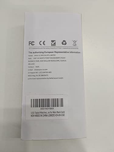 LIGE Digital Watches for Men,Outdoor Military Watches with Analog LED Back Light Tactical Watches Alarm Date Stopwatch Wrist Watches for Men Black Gold