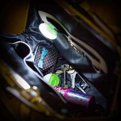 Handbag Light with Automatic Sensor - Lights up When Your Bag is Opened. Perfect Handbag Accessory for Secret Santa/Stocking Filler!