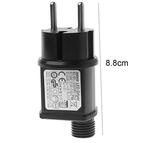 KLOVA Universal EU US UK Plug AC to DC 4.5V 800mA 2pin Class 2 Power Supply Adapter for LED Lights Battery Eliminator and more Devices