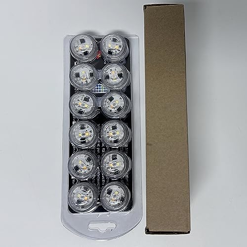 Submersible Led Light, 12pcs Mini led Lights Waterproof RGB Small Tea Lights with Remote for Aquarium Pool Garden Vase Pond, Party Christmas Decorations