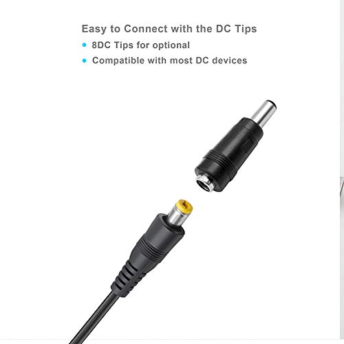 12W 3V 4.5V 5V 6V 7.5V 9V 12V Power Supply Universal Charger AC Adapter DC Charger For CCTV Router Camera BT Speaker Scanner TV BOX LED Lamp Keyboard Christmas Tree Light