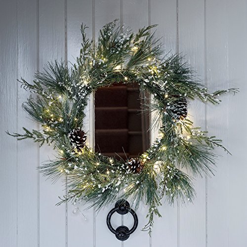 Lights4fun Battery Operated Fairy Lights with 20 Micro Warm White LEDs on Silver Wire