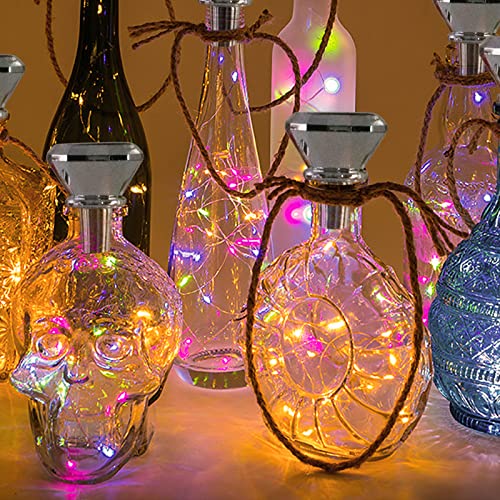 Melofo 10 Pack LED Fairy String Lights 3M/30 LEDs Battery Operated String Lights 3 Twinkle Lighting Modes Copper Wire Lights for Holiday Wedding Birthday Christmas Party Gifts Wine Bottle Decorations