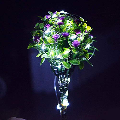 Led String Lights Battery Powered,[2 Pack] 100 LEDs 33ft Fairy String Lights Battery Operated Waterproof 8 Modes with Remote Control Christmas Decoration Lights (Cool White)