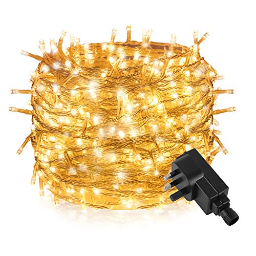 Proxima Direct Indoor & Outdoor Fairy Lights 20M/66 Ft,200 LEDs Christmas Tree, Xmas, Events, Festivals, Bedroom, Wedding Party Fairy String Lights 8 Modes 31V Memory Function