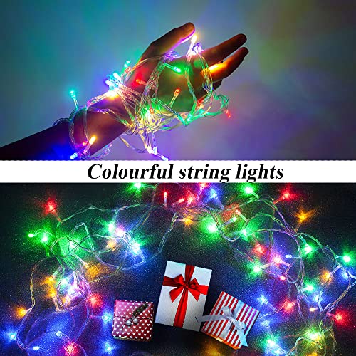 Chipark Fairy String Lights Mains Powered 20m/66ft 200 LED Lights Plug in Outdoor Garden Christmas Lights Waterproof & 8 Modes for Outdoor Indoor Party Christmas Tree Decorations(Multi Colour)