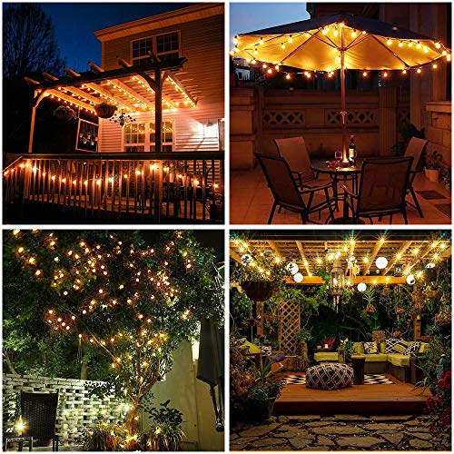 Ulanox Globe String Lights Fairy Lights Battery Operated 32ft 80LED String Lights with Remote Waterproof Indoor Outdoor Hanging Lights Decorative Christmas Lights for Home Party Patio Garden Wedding