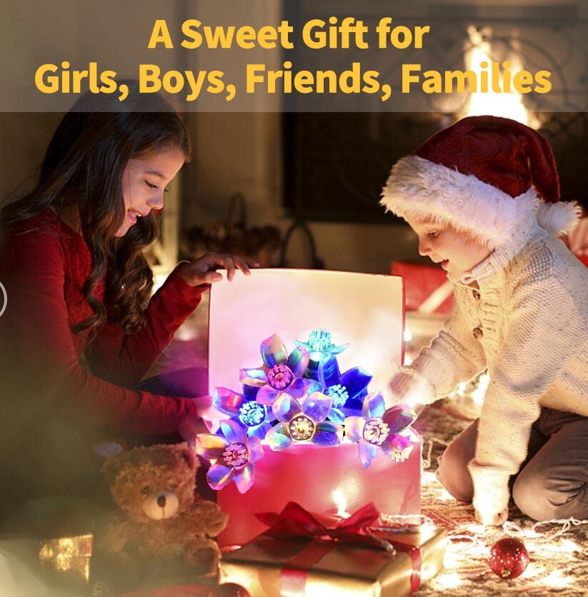 Fairy Lights Battery Operated 88 LEDs 9M Cherry Blossom String Lights Christmas Decorations Waterproof Flower Lights for Indoor Bedroom Xmas Tree Outdoor Yard Garden Decor Christmas Party Living Room