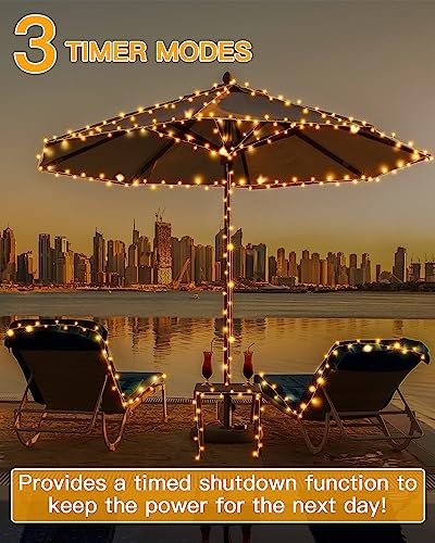Ollny Fairy Lights for Indoor Outdoor - 40M 400 LEDs String Lights Mains Powered with Timer/Remote, Waterproof Outside Garden Lights for Bedroom/Party/Wedding/Tree/Home/Pation(Warm White)