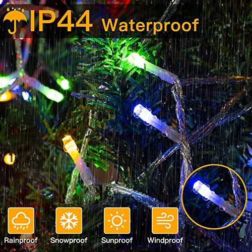 Ollny Fairy Lights Plug in - 60m 600 LED Fairy Lights Outdoor Waterproof, 8 Modes/Remote/Timer Bright Colour String Lights Mains Powered, Outside Indoor Garden Tree Wedding Party Decorations