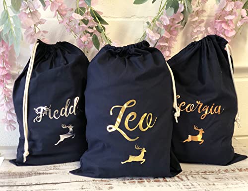 Personalised Christmas Santa Sack Stocking (Red Large)