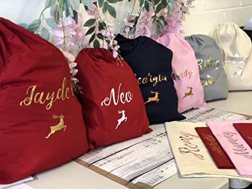 Personalised Christmas Santa Sack Stocking (Red Large)