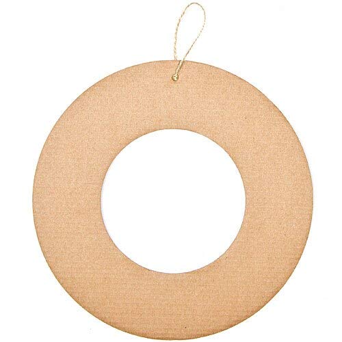 Baker Ross AF903 Craft Wreaths - Pack of 10, Wreath Making Kit, Great for Christmas Wreath Diy Kit, Wreath Making Supplies for Autumn and Wreaths for Crafts for Children