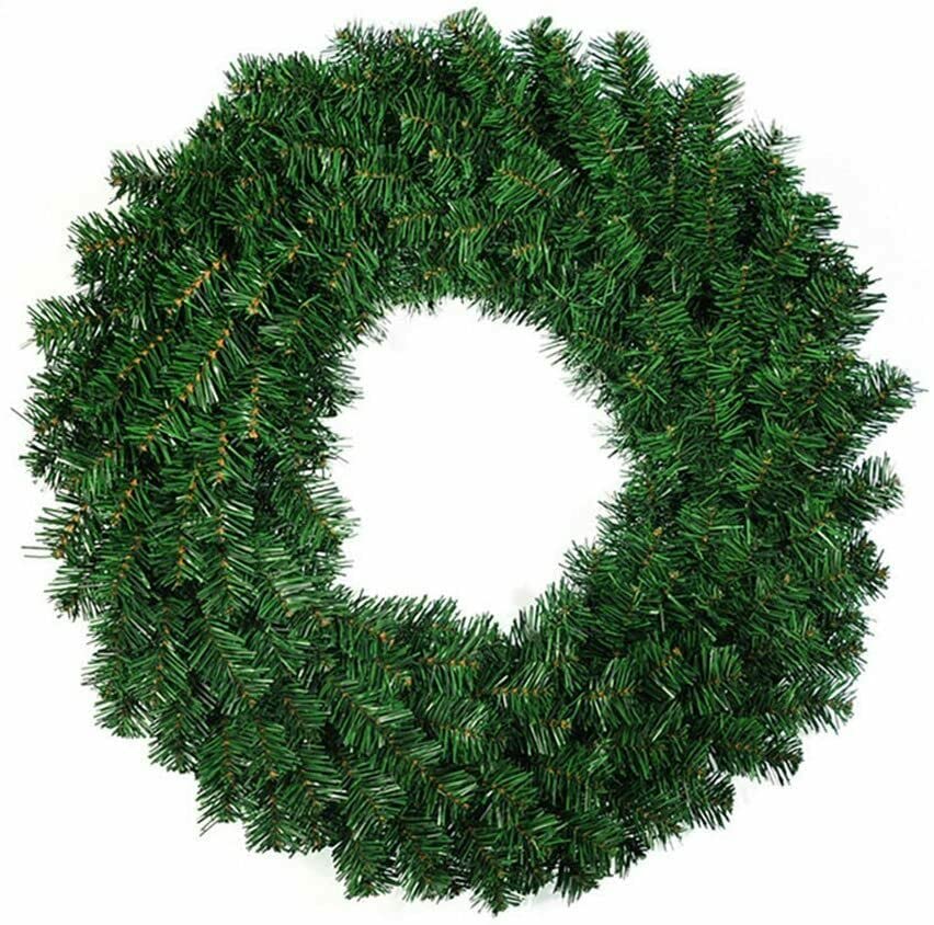Plain Artificial Green Spruce Wreath Rings For DIY Christmas Pine Wreath Xmas Door Craft