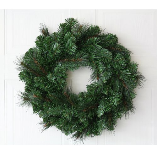 WeRChristmas Victorian Pine Christmas Wreath Decoration, 51 cm - Large, Green