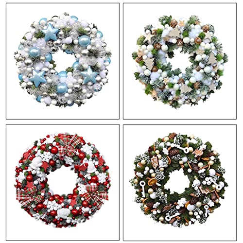 5 Pack Natural Grapevine Wreaths - Spring Grapevine Wreaths Decor Vine Branch Wreath Retro Christmas Rattan Wreath for Farmhouse Party Wedding Home Door Wall Hanging Decor