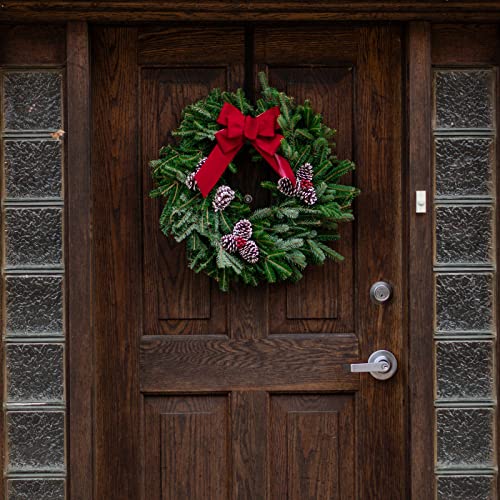 Jsdoin 4 Pack 12 Inch Metal Wire Wreath Frame, Green Round DIY Floral Crafts, Home Front Door Decor, Hanging Wreath Hoop for New Year Thanksgiving Easter Christmas Valentines Party Decorations