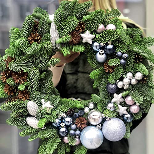 10Pcs Artificial Pine Branches - Green Leaves Needle Christmas Tree Branches for Wreath Making Supplies, Fake Greenery Pine Pick Branches for Garland Wreath Xmas Embellishing Home Garden Decoration