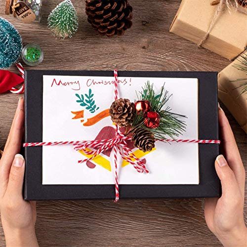 KY-Tech Artificial Christmas Pine Picks, 24pcs Artificial Pine Picks Red Berries Pine Cones Christmas Wreath Making Supplies for Christmas Craft Decoration