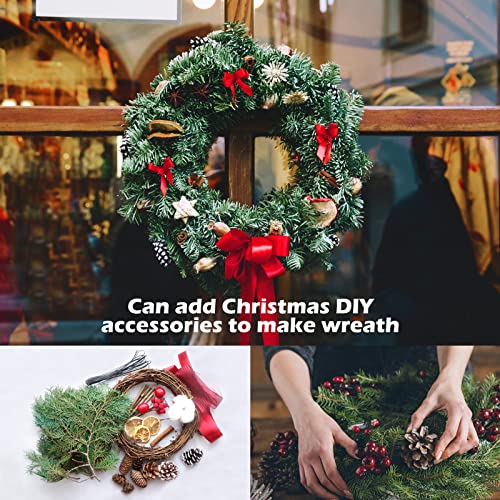 BESPORTBLE Grapevine Wreath Natural Vine Branch Wreath Decorative Wooden Twig for DIY Crafts Door House Holiday Party Decoration