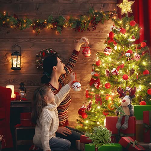 TSHAOUN 60 PCS Artificial Plants Pine Needles Branches Garland, Green Christmas Garland Decoration, Fake Green Plants Pine Needles-Greenery Pine Picks for DIY Christmas Garland Decoration (60 PCS)