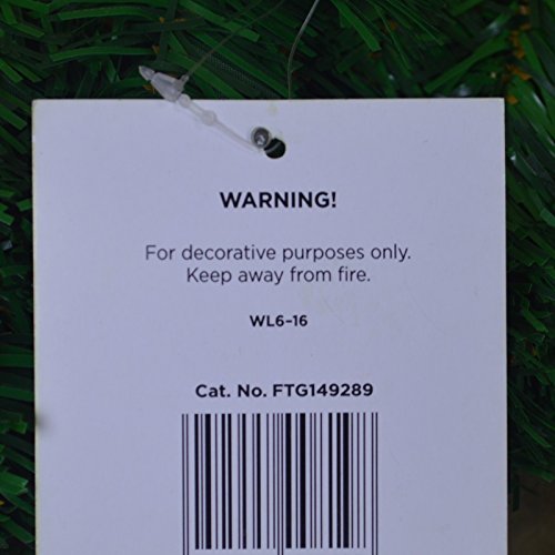 Premier 270cm (9ft) x 25cm Plain Green Christmas Garland Decoration