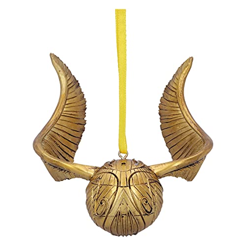 Nemesis Now Officially Licensed Harry Potter Golden Snitch Quidditch Hanging Ornament, Gold