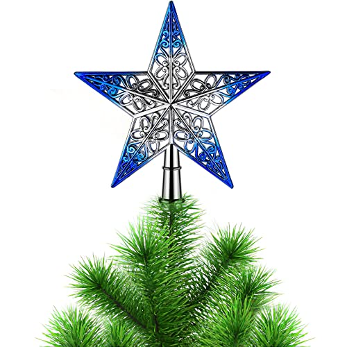 Hollowed-out Star Tree Topper - Festive Xmas Decor