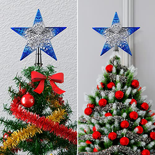 Hollowed-out Star Tree Topper - Festive Xmas Decor