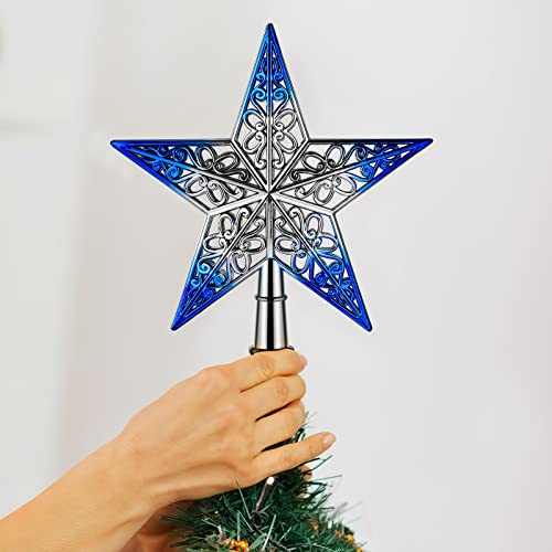 Hollowed-out Star Tree Topper - Festive Xmas Decor