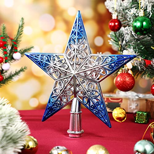 Hollowed-out Star Tree Topper - Festive Xmas Decor
