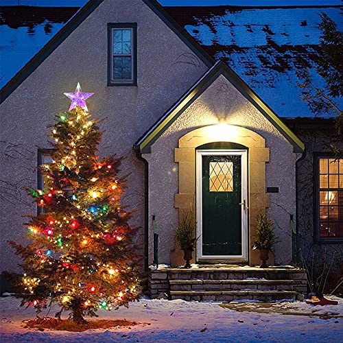 LED Multi-Colour Christmas Tree Topper Star Decoration